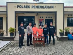 Pelaku Pembegalan Curas di Agrobisnis, berhasil Diringkus Polsek penengahan.