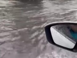 Kawasan jln by pas Ngurah Rai Sanur Di landai Banjir