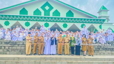 Penjabat Bupati Tulang bawang  Drs Qudrotul Ikhwan MM Hadiri Manasik Haji Cilik Akbar Raudhatul Afhfal