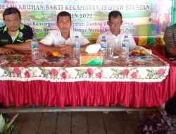 Sekcam, Kecamatan Teupah Selatan hadiri acara Rembug stuntig Desa Labuhan Bakti Kabupaten Simeulue