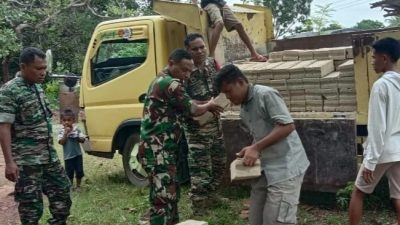 Program Prajaraksaka Peduli Rakyat Kurang Mampu, Kodam IX Udayana Gelar Rehab RTLH