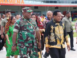 Sambut Kunjungan Wamendagri, Dandim 1702, JWY Siap Dukung Pembangunan Provinsi Papua Pegunungan