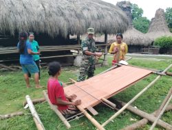 Rangkul Seluruh Elemen Masyarakat, Babinsa Kodim 1613 SB Dekat Dengan Warga