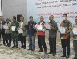 Ketum IWO Indonesia NR.Icang Rahardian SH Hadiri Malam penganugrahan IWO I AWARD 2023 Di Kota Subang