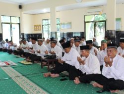 Kodim 0421 Ls melaksanakan Istighozah Kubra dalam rangka Isra Mi’raj Nabi Muhammad SAW