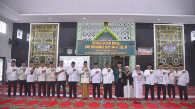 Kapolda Lampung Ikuti Istigosah Kubra Memperingati Isra Mi’raj Nabi Muhammad Saw 1444 H