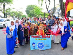 TK Angkasa Lanud Rsn, Mengikuti Pawai Se Kecamatan Marpoyan Damai