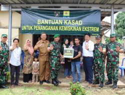 Peduli Stunting, Kodim 0421 Lampung Selatan, Salurkan Bantuan Kasad Kepada Warga