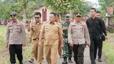 Respon Cepat Tanggap, Bupati Lampung Selatan meninjau lokasi angin puting beliung