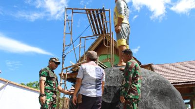 Dandim 0421 Lampung Selatan, Renovasi Patung Pahlawan Raden Intan ll