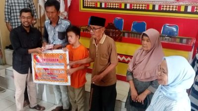 Penyaluran BLT DD,  Di desa Palembapang Kecamatan Kalianda Tahap I 2023