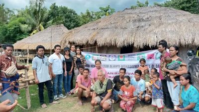 Gerakan kemanusiaan, Aliansi mahasiswa Se-ntt Bali:  Menyerahkan bantuan kepada korban angin Puting Beliung, kampung Batta, Ate Dalo