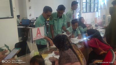 Disdukcapil di MPP Lampung Selatan, Usai Libur Lebaran Langsung Dipadati Masyarakat,