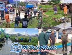 Intensitas Hujan Tinggi, Dandim Bersama Bupati Sumba Barat Tinjau Lokasi Terdampak Banjir