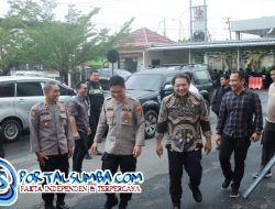 AKBP EDWIN terima kunker Agt Komisi 3 DPR RI Taufik Basari di Polres Lampung Selatan