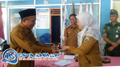 Babinsa Koramil 421-03: Hadiri Serah Terima Jabatan PJ Kepala Desa Pematang Pasir