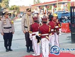 Welcome And Farewell Parade Polres Lamsel