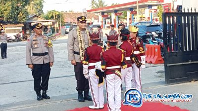 Welcome And Farewell Parade Polres Lamsel