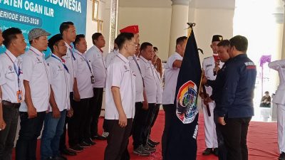 Dpd IWO-I Lamsel Hadiri Pelantikan Ketua dan Pengurus IWO-I- Kabupaten Ogan Ilir, Sumsel