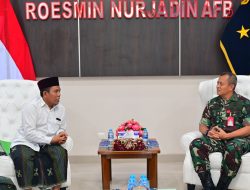 Danlanud Roesmin Nurjadin Terima Kunjungan Pengurus Ponpes Nurul Huda Al Islami