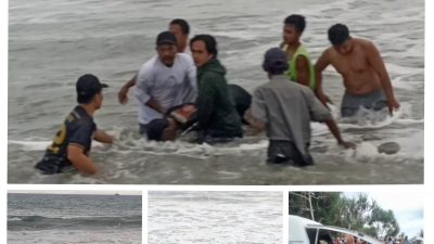 Sedang Asik Berenang Satu Anak Santri Dan Gurunya, Tenggelam Di Pantai Suak Lampung Simak Beritanya!!!