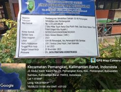 Diduga Rehab Pembangunan SD 08 Pemangkat Menyalahi Rab, Begini Terangnya Saat di Konfirmasi