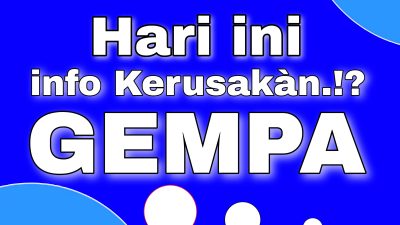 Laporan Kerusakan Dampak Gempa Terkini 29 Agustus 2023, Salah Satu SDN di SBD Tembok Retak Roboh!!