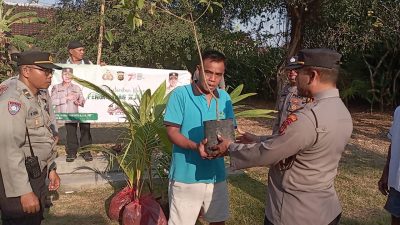 Gerakan Tanam Pohon, Polri Ajak Masyarakat Lestarikan Negeri Penghijauan Sejak Dini