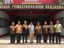 Staf Khsusus Pengamanan Dan Inteligen Lakukan Kunjungi Dan Monitoring di Lapas Banjarmasin