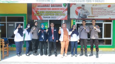 Giat Peningkatan Mutu Pelayanan, Klinik Bhayangkara Polres Lampung Selatan Siap Diakreditasi