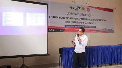 Kepala Bappeda Paparkan Persentase Stunting di Kabupaten Dairi