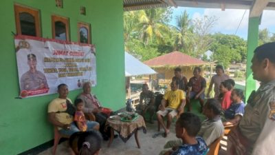 Jum’at Curhat, Kasat Binmas Polres SBD Himbau Jelang Pemilu 2024