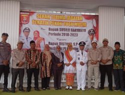 Serah Terima Jabatan Peratin, Tugu Muliya Kecamatan Kebun Tebu Lampung Barat