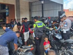 Jaga Kenyamanan Menjelang Demokrasi, Sat Lantas Polres SBD Rutin Laksanakan Razia Knalpot Brong!