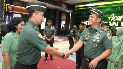 Kasad Terima Laporan Kenaikan Pangkat 30 Pati TNI AD, 19 Diantaranya Baru Pecah Bintang