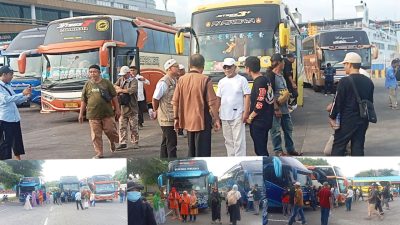 Ribuan Relawan Asal Lampung, Nyebrang Berangkat Ke Jakarta, Ramaikan Kampanye Akhir Anies Baswedan