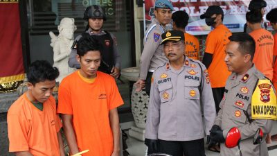 Selama Operasi Cipkon Polres Badung Ungkap Kasus Tindak Pidana Umum Dan Narkotika