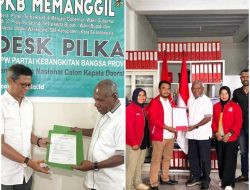 Hari Ini Kandidat Bacagub Papua MA Resmi Daftar di Parpol PKB dan PSI