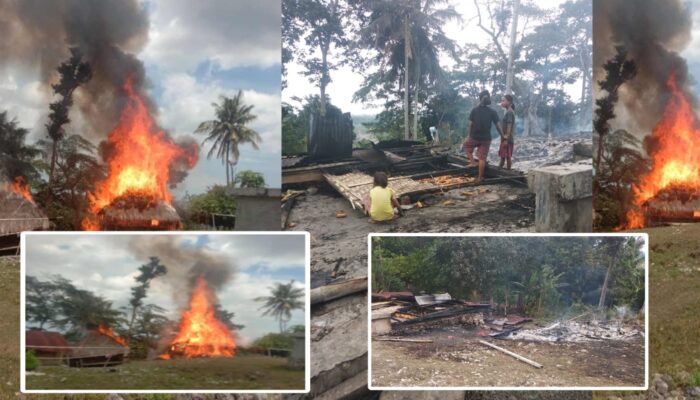 Sijago Merah Lahap 3 Unit Rumah di Kampung Lete Ghimih Desa Watu Wona, Diduga Api Berasal dari Sini: Open Donasi Untuk Korban!