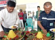 Tasyakuran Potong Tumpeng Rumah Makan Bersama di Res Area Km 04 Bakauheni Lampung