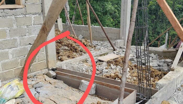 Diduga Ada Niat Memaksakan Pembangunan Gedung SMK N 2 Namohalu Esiwa